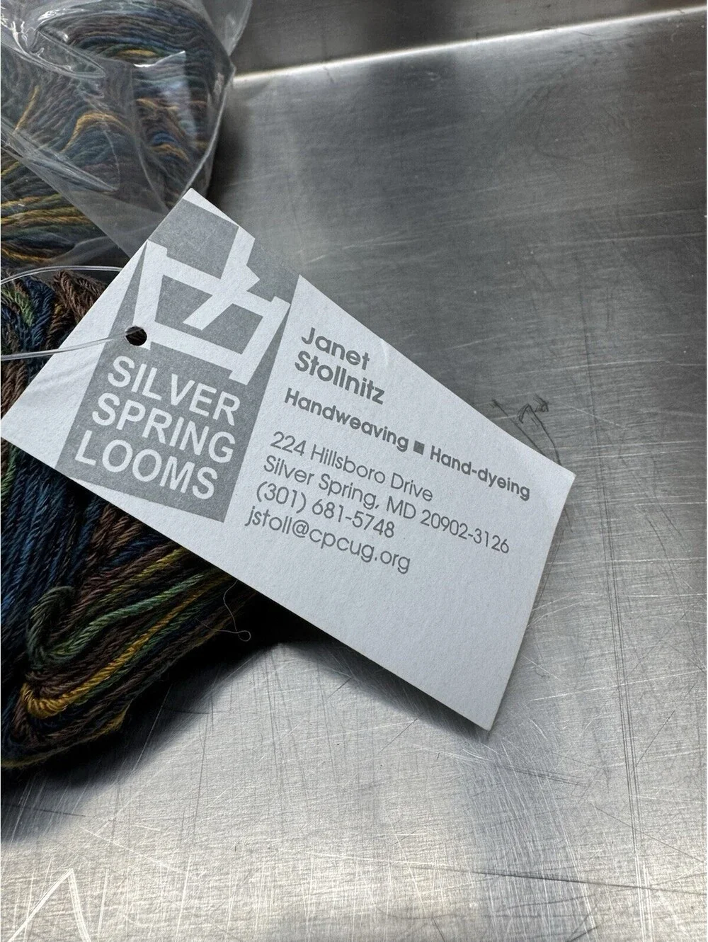Silver Spring Looms Hand Dyed Multicolor 2 Skein Lot